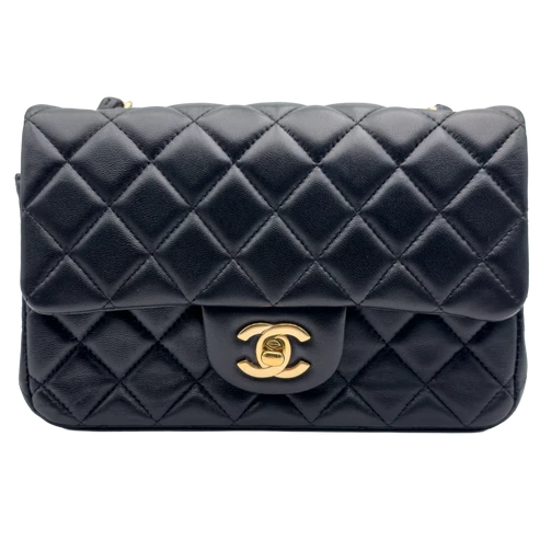 Chanel Classic 20cm - Nera/Lambskin - HW Gold