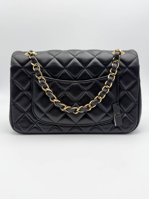 Chanel Classic 20cm - Nera/Lambskin - HW Gold — foto 5