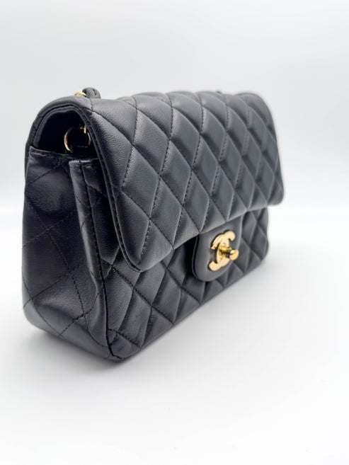Chanel Classic 20cm - Nera/Lambskin - HW Gold — foto 3
