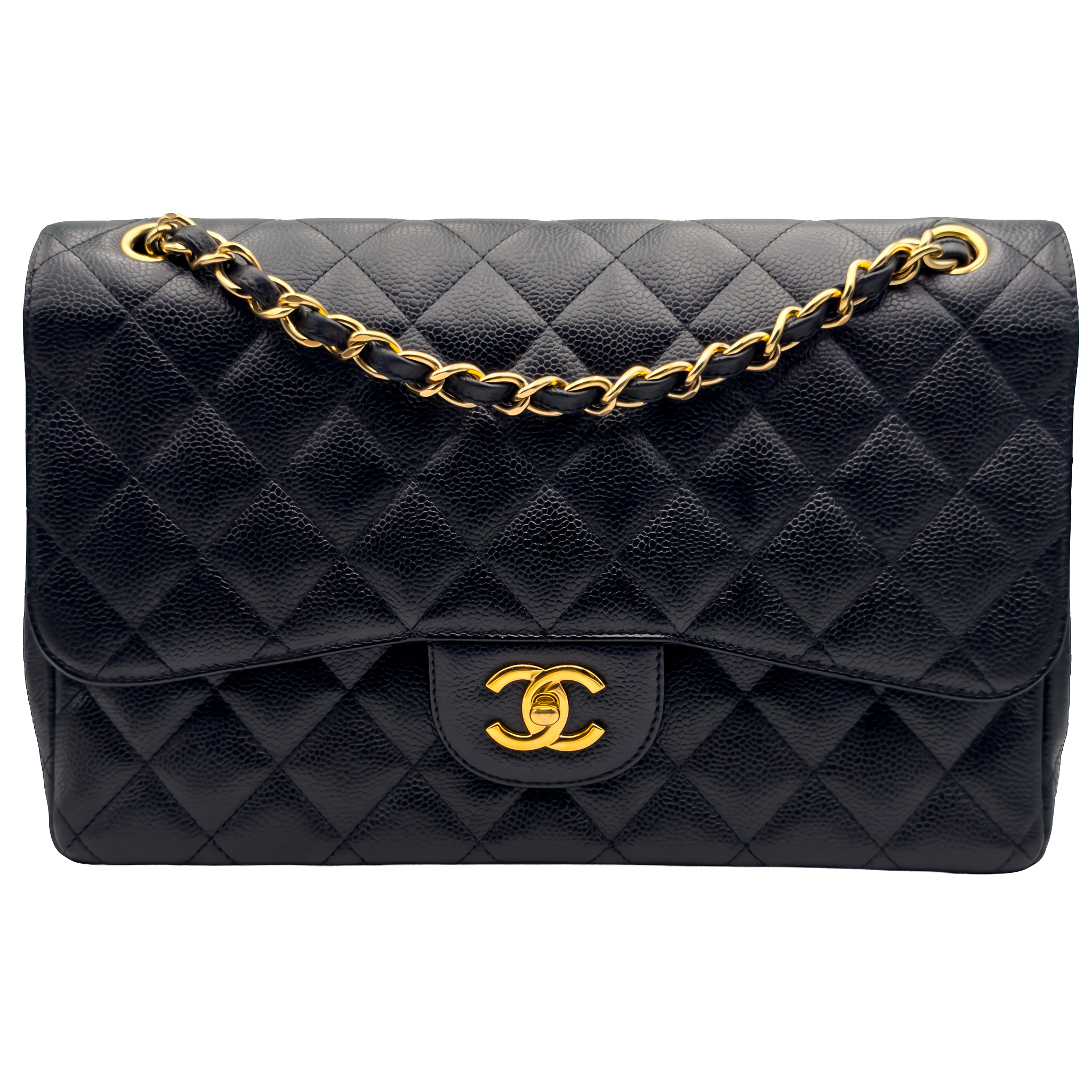 Chanel Jumbo 30 - Nera/Caviar - HW Gold
