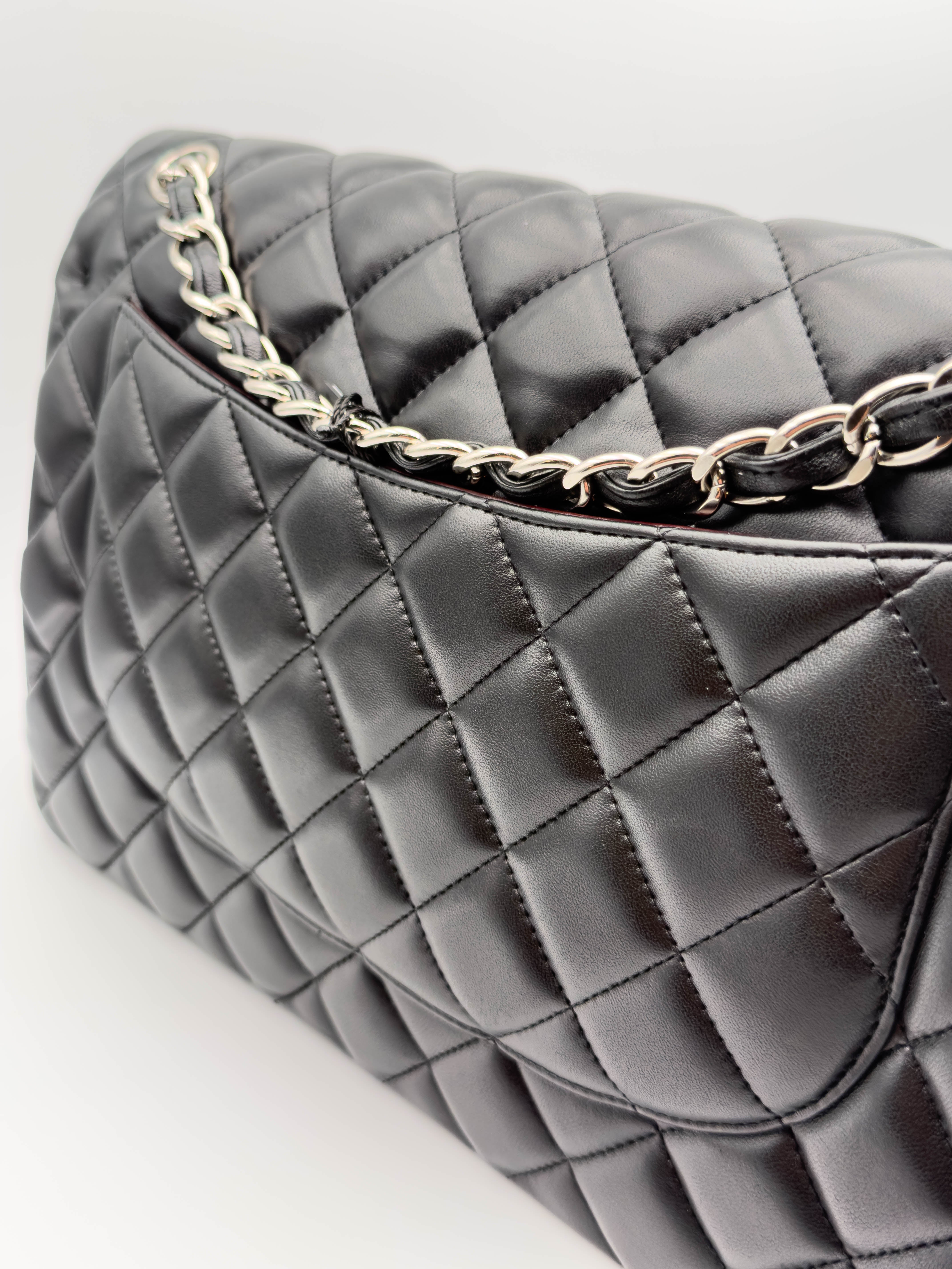 Chanel Jumbo 30 - Nera/Lambskin - HW Silver — foto 6