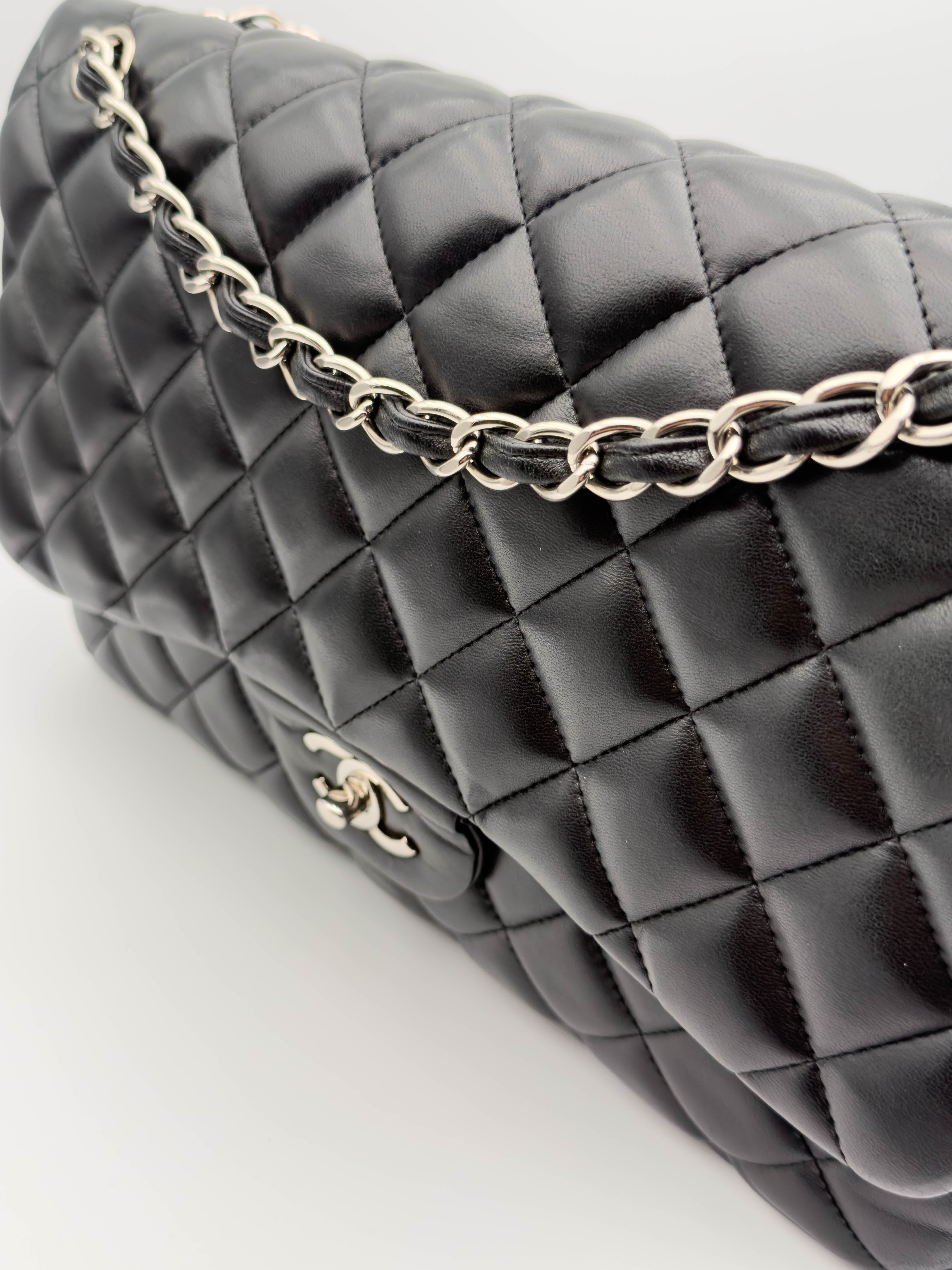 Chanel Jumbo 30 - Nera/Lambskin - HW Silver — foto 3