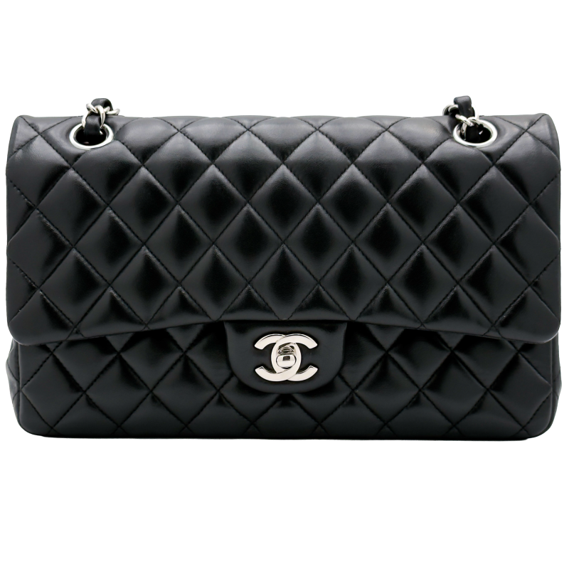 Chanel Classic 11.12 25 - Nera/Lambskin - HW Silver