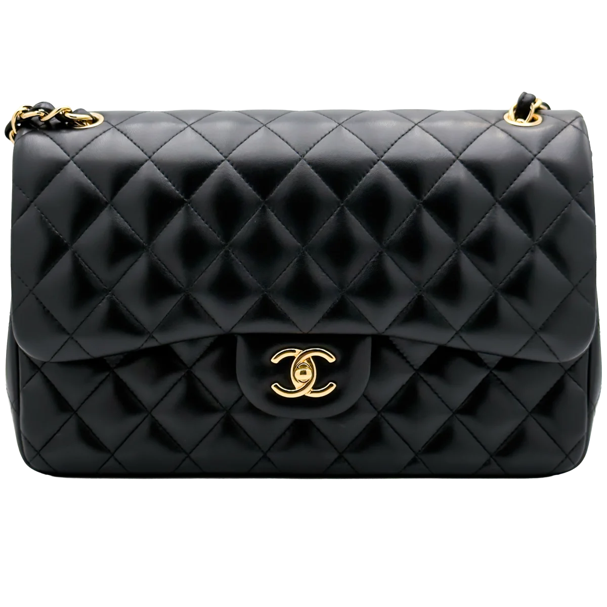 Jumbo 30 - Nera/Lambskin - HW Gold