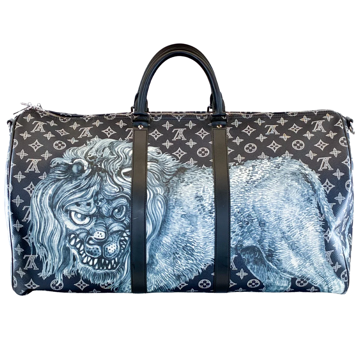Keepall 55 Chapman Brothers Savana Ink Lion