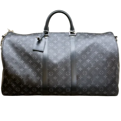 Keepall 55 Bandoulière tela monogram Eclipse
