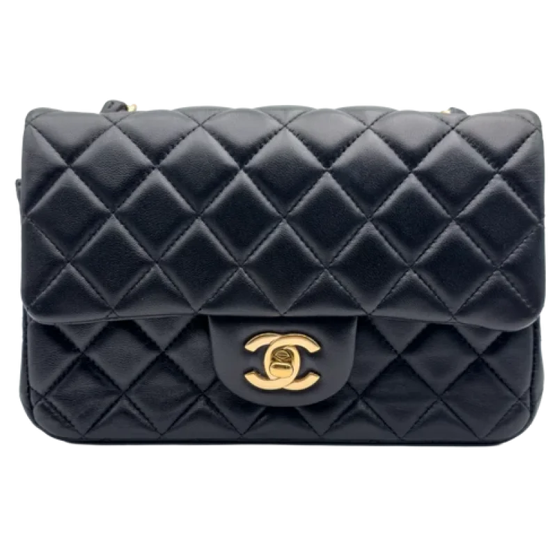 Chanel Classic 20cm - Nera/Lambskin - HW Gold
