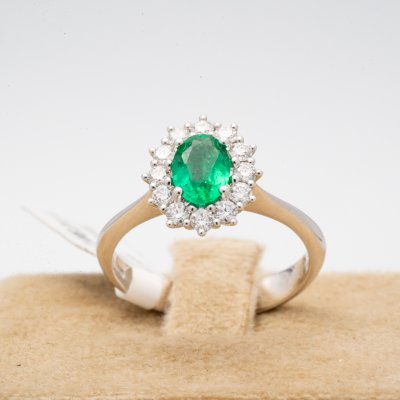 Anello Smeraldo 0.58 CT