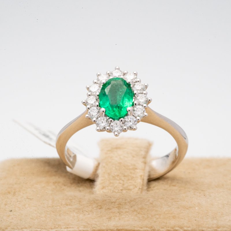 Anello Smeraldo 0.58 CT