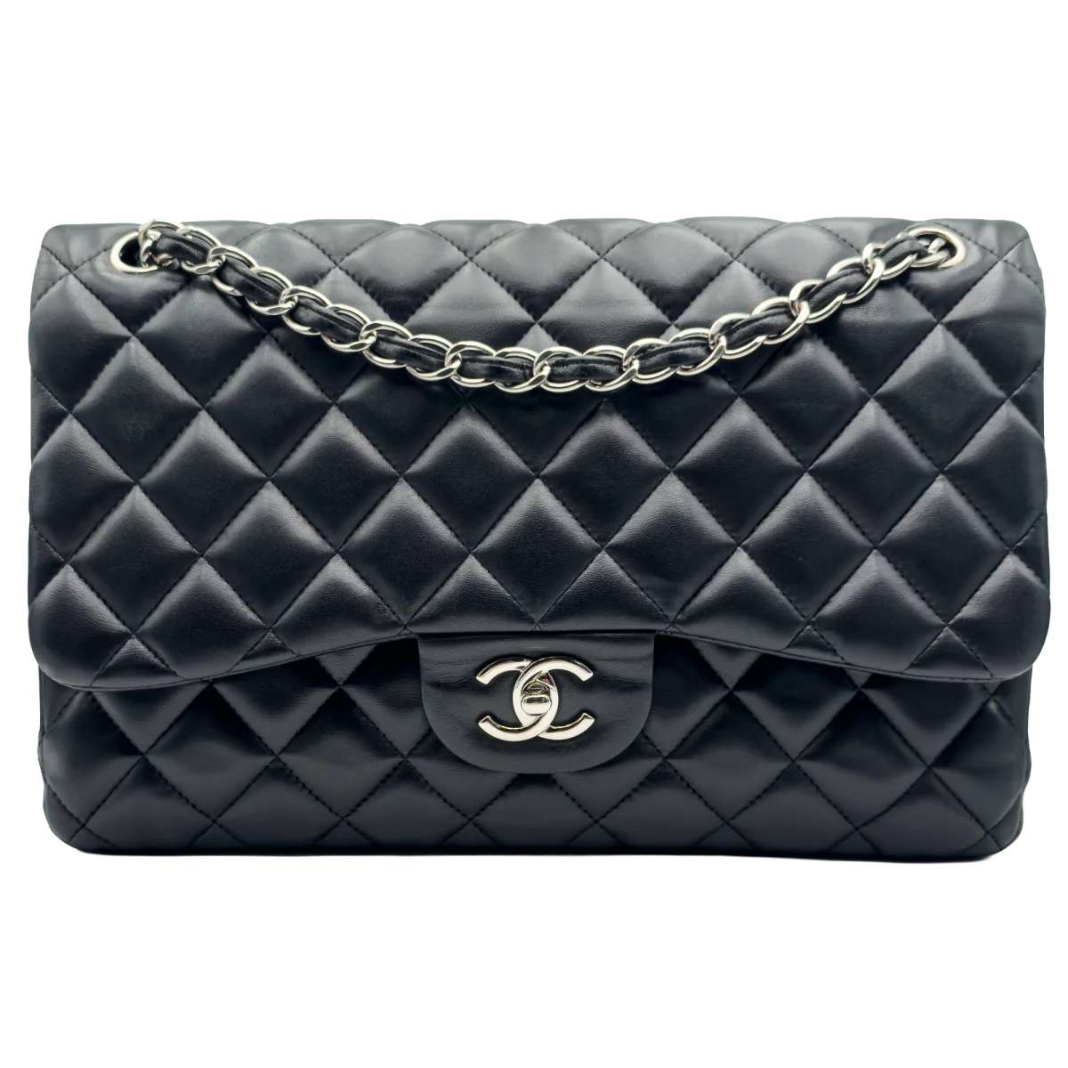 Jumbo 30 - Nera/Lambskin - HW Silver