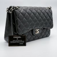 Jumbo - Nera/Lambskin - HW Silver — foto 2