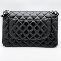 Jumbo - Nera/Lambskin - HW Silver — foto 10