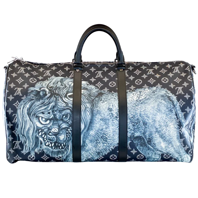 Keepall 55 Chapman Brothers Savana Ink Lion