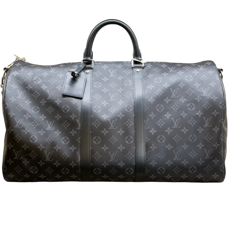 Keepall 55 Bandoulière tela monogram Eclipse